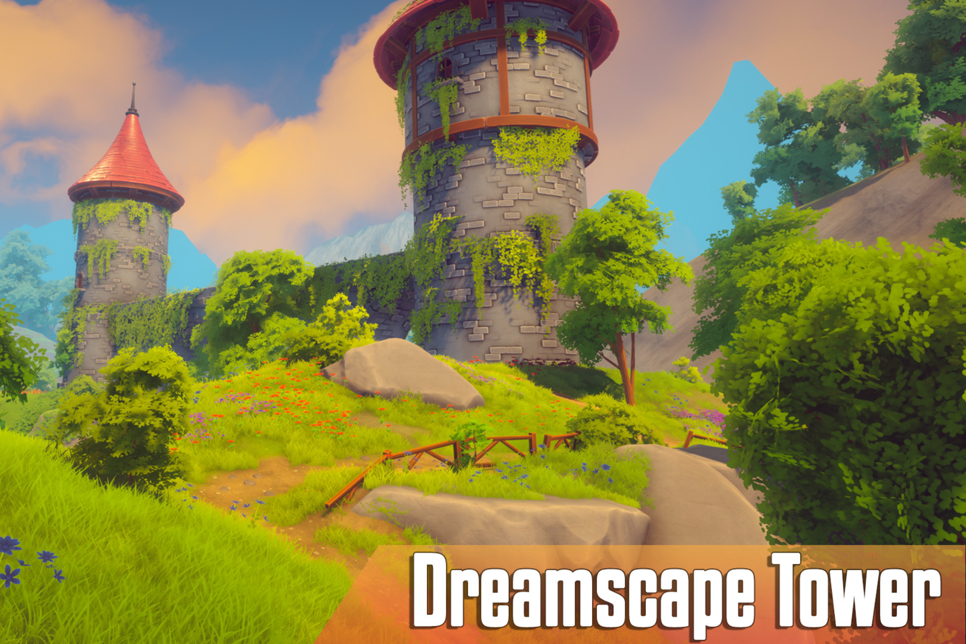 Dreamscape Nature : Tower HDRP - Stylized Open World Environment