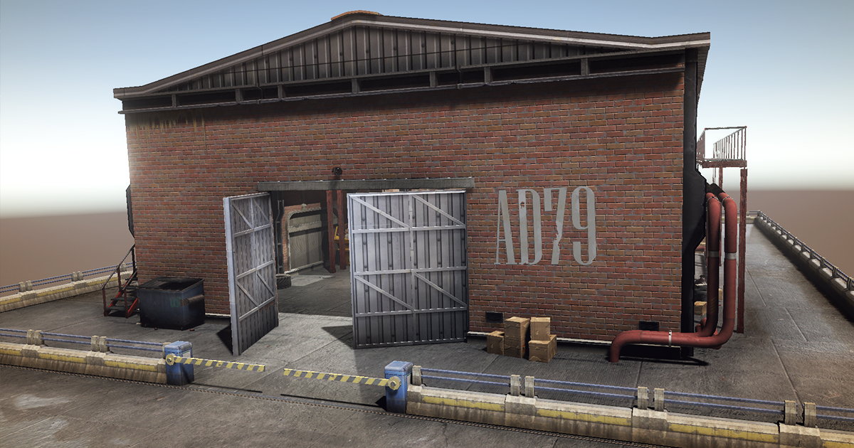 Warehouse Building | 3D Industrial | Unity Asset Store
