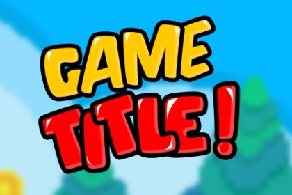 バブルポップUI：カラフルで楽しいカートゥーンゲームUI