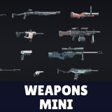 Weapons Mini - Low Poly Asset Pack