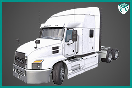 Heavy Truck Chassis 05 White Interior URP HDRP Textures