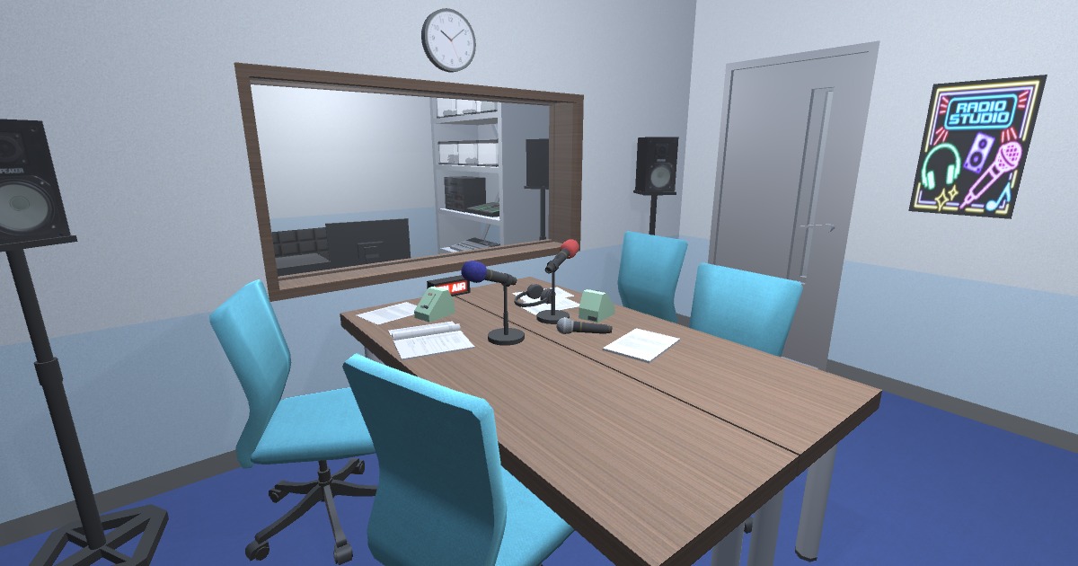 Radio Studio | 3D 環境 | Unity Asset Store