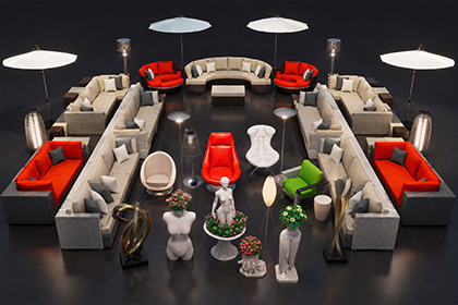 Luxury Patio & Lounge Furniture Pack