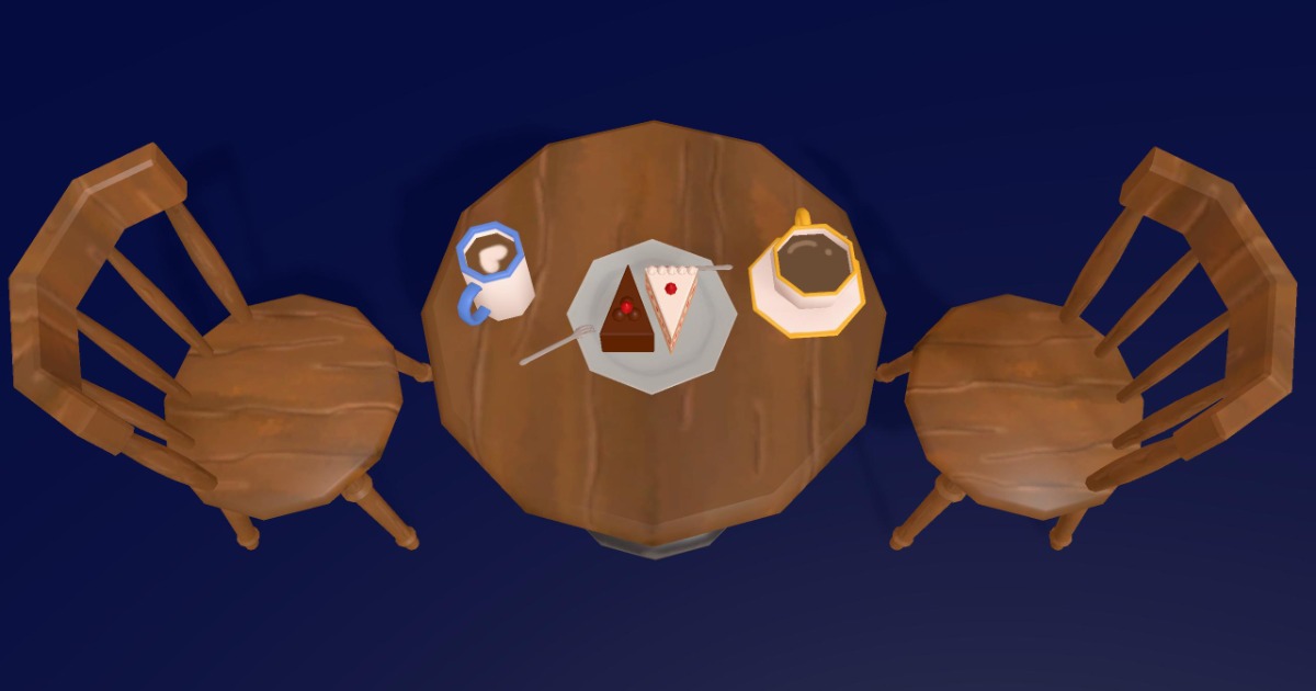 MAR - Low poly Cafe_Table_Set | 3D Interior | Unity Asset Store
