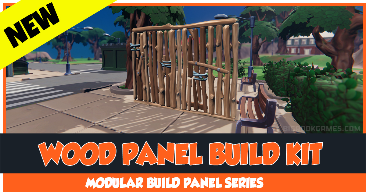 Modular Animated Wood Panel Wall Kit - Vertical Wall - Destructible ...