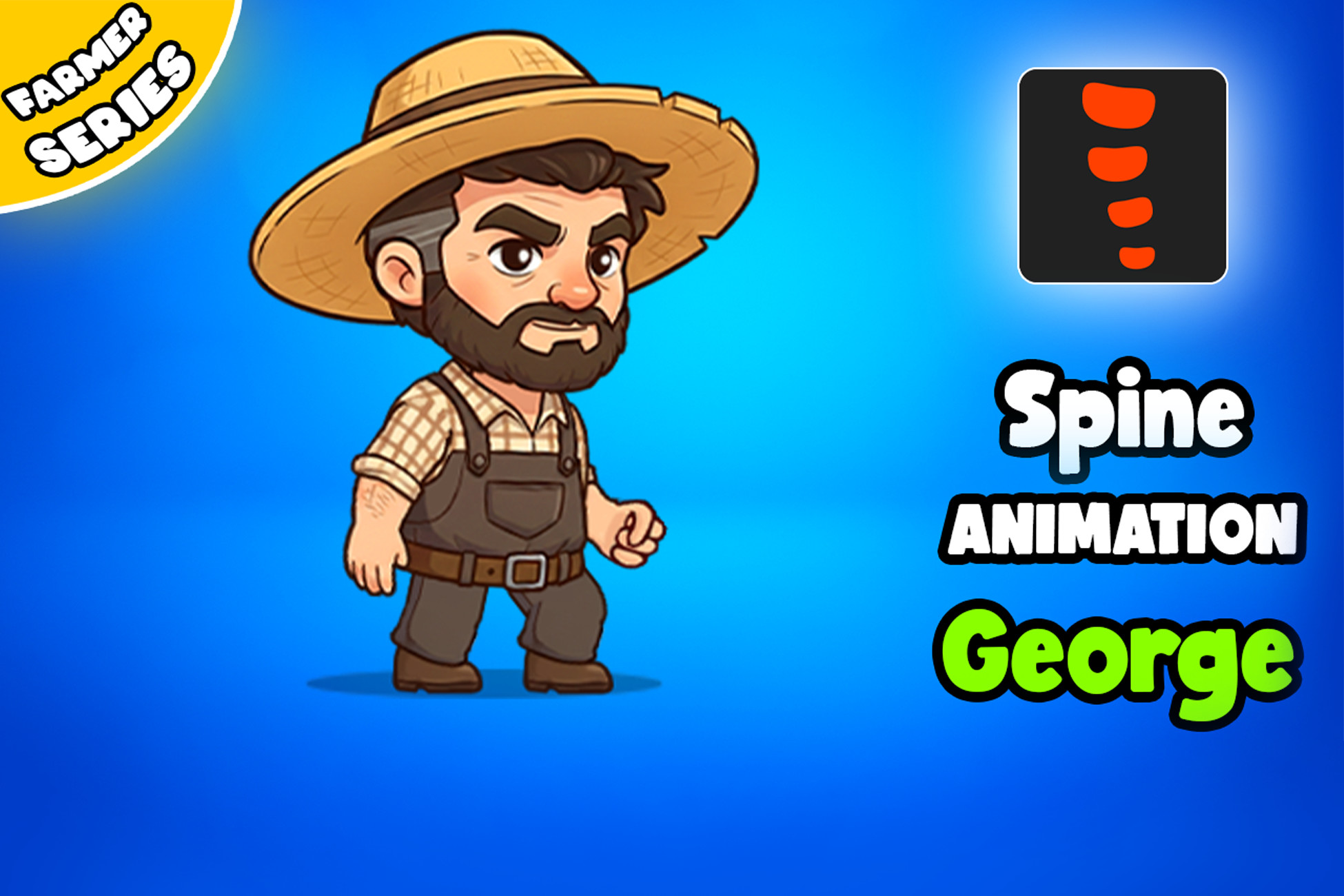 George - 2D Animated Character (Spine)
