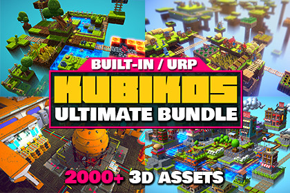 KUBIKOS Ultimate Bundle – Stylized Cube Worlds & Characters