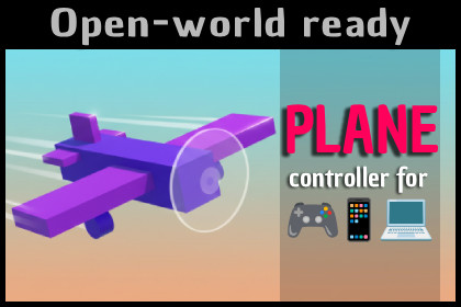 Arcade Plane Controller - PC, Mobile, Gamepad input
