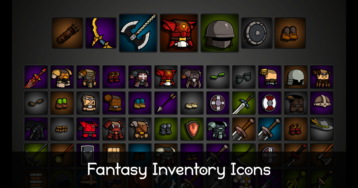 Fantasy Inventory Icons | 2D Icons | Unity Asset Store