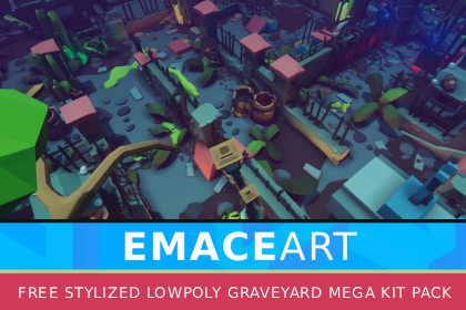 Fantasy Cemetery & Necropolis Pack Lite: 3D Assets for RPG and Adventure Games