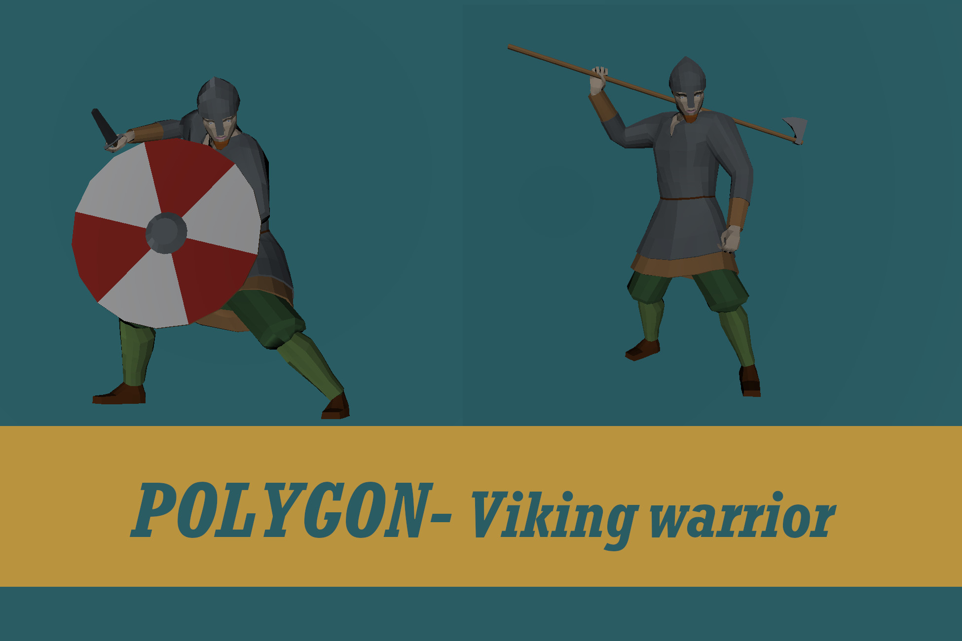 Unity Polygon Character Viking warrior polygon | Characters | Unity Asset Store