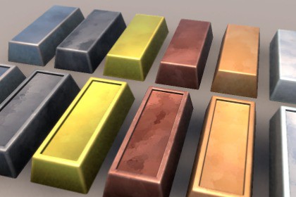 Blacksmith Props, Mallets, Hammers & Metal Ingots