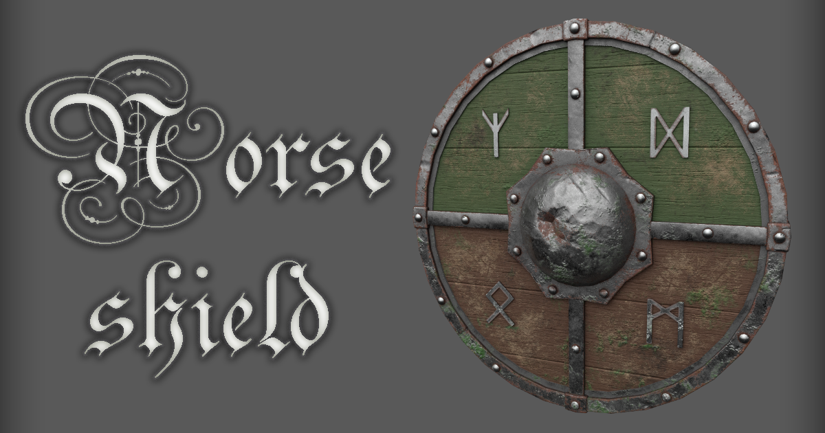 Norse Shield | 3D Weapons | Unity Asset Store