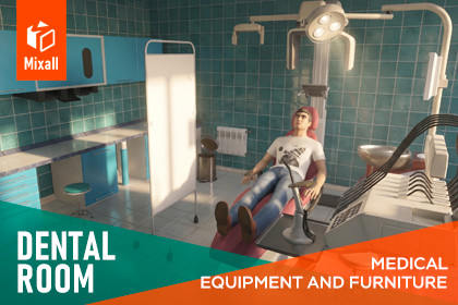 Dental Room - medical equipment and furniture