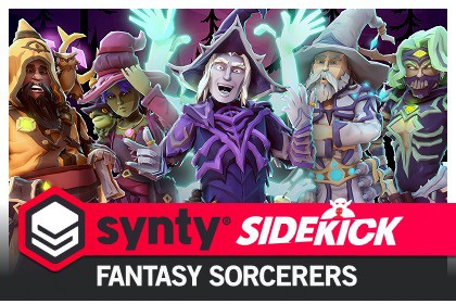 Fantasy Sorcerers – Sidekick Modular Characters by Synty