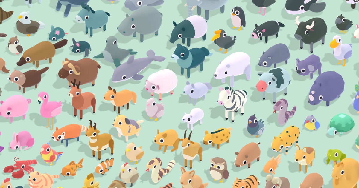 Anials Unity Quirky Series ULTIMATE Pack | 3D Animals | Unity Asset Store