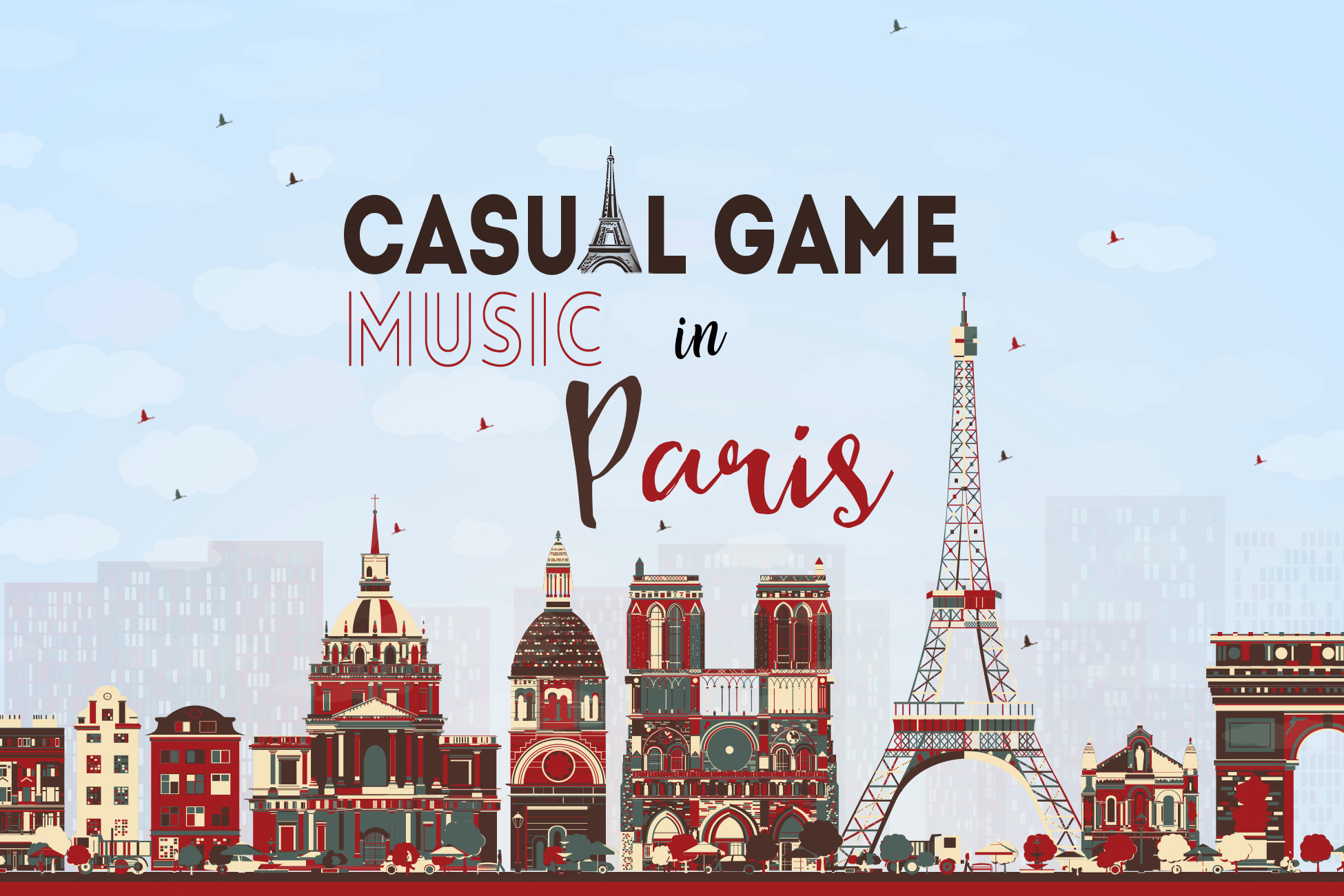 Casual Game Music Pack 5 [Paris] World Music Unity Asset