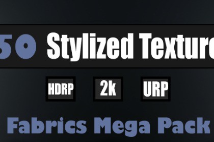Stylized Fabric Textures Mega Pack