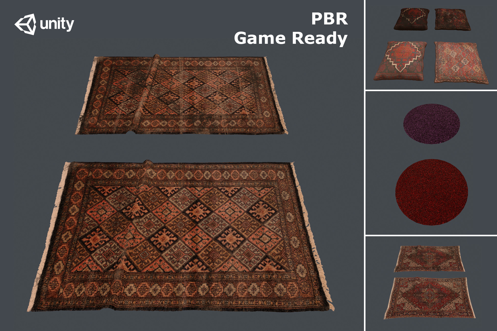 Persian Rug Pack | 3D 内饰 | Unity Asset Store