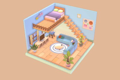 Cozy Tiny World: Room03