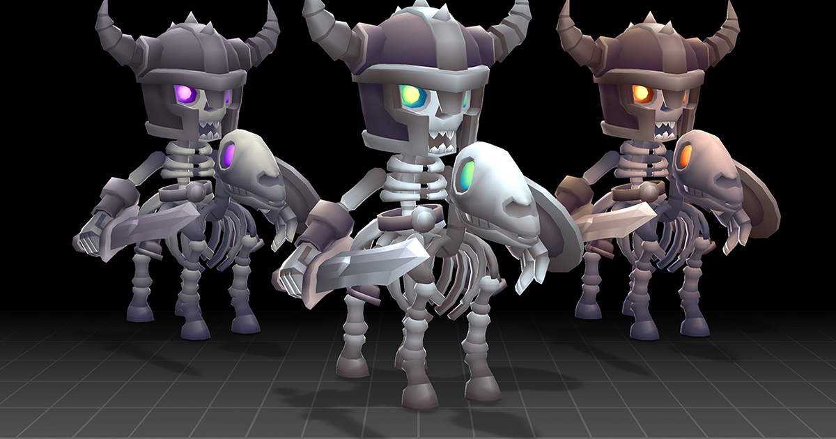 Poly HP - Undeadknight | 3D Creatures | Unity Asset Store