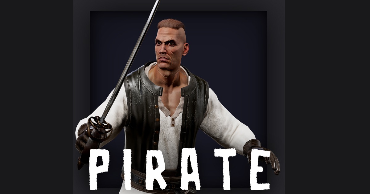 PIRATE_R6 | 3D 휴머노이드 | Unity Asset Store
