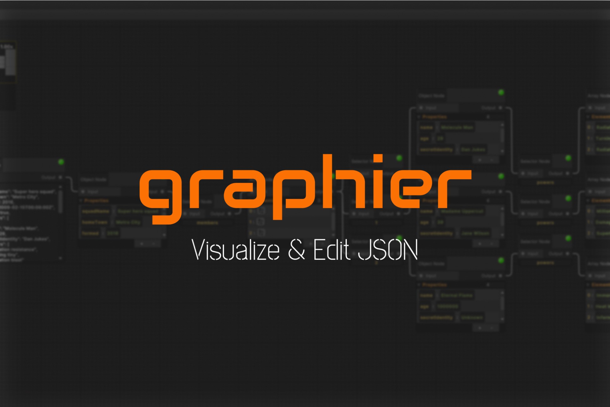 Graphier - Visualize & Edit JSON | Utilities Tools | Unity Asset Store image.