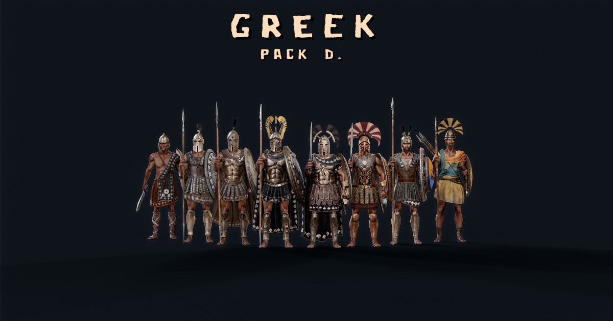 GREEK_PACK_D | 3D Humanoids | Unity Asset Store