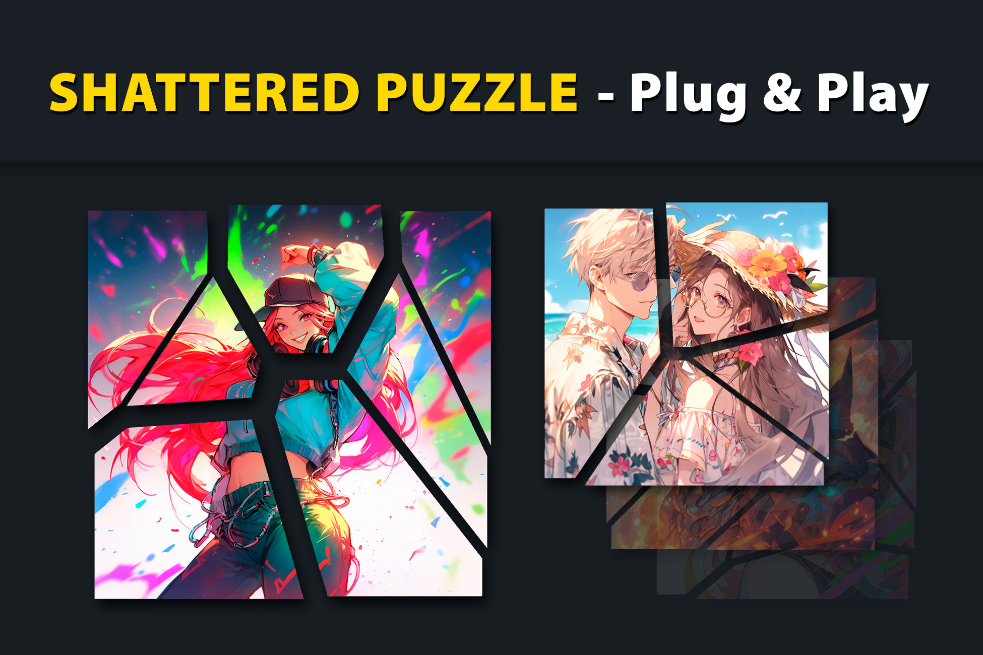 Puzzle Plug In Shattered Puzzle - Plug & Play | Game Toolkits | Unity Asset Store