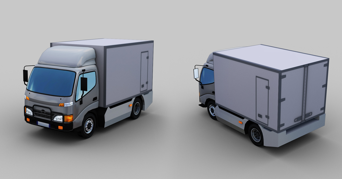 Cargo Truck LowPoly | 3D Land | Unity Asset Store