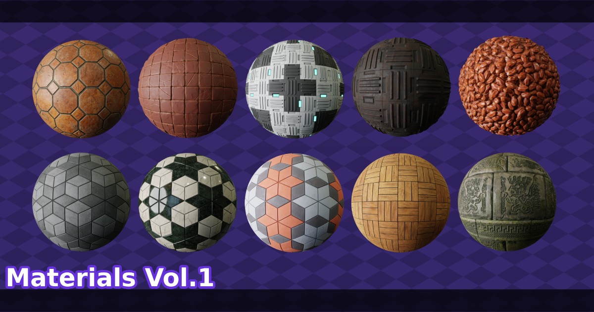 Materials Collection Vol.1 | 2D Textures & Materials | Unity Asset Store