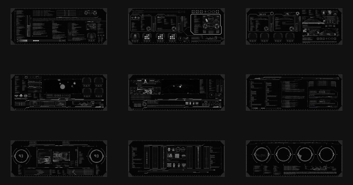Hud Large Screens | 2D 材质与材料 | Unity Asset Store