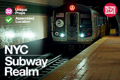 Subway Realm - Game-Ready NYC Metro Station