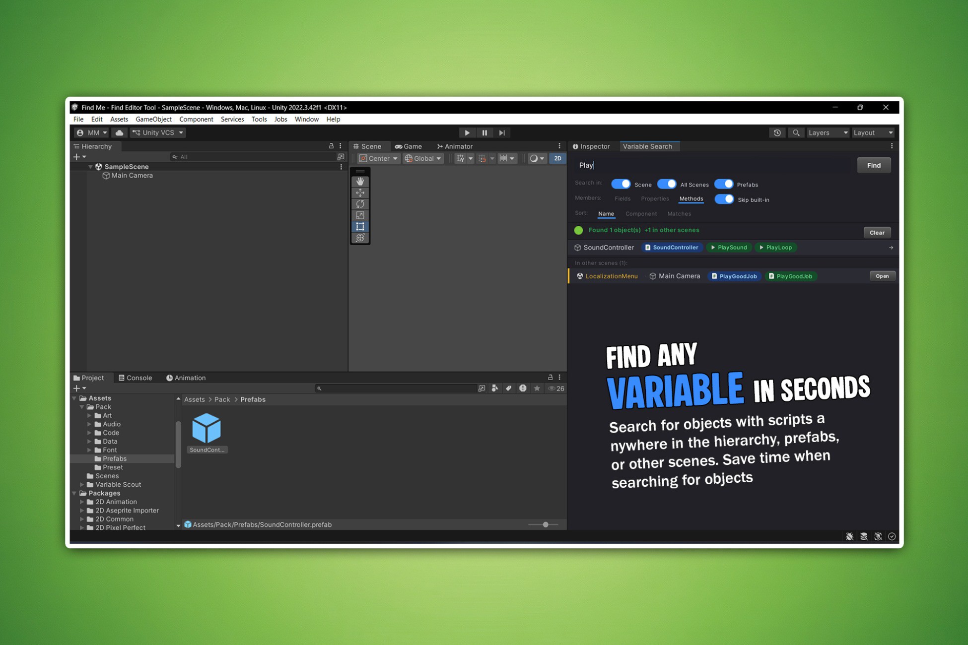 Variable Scout - Hierarchy Search & Inspector Tool