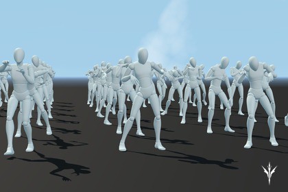 Zombie Walk Cycle (Loops) - Vol 1
