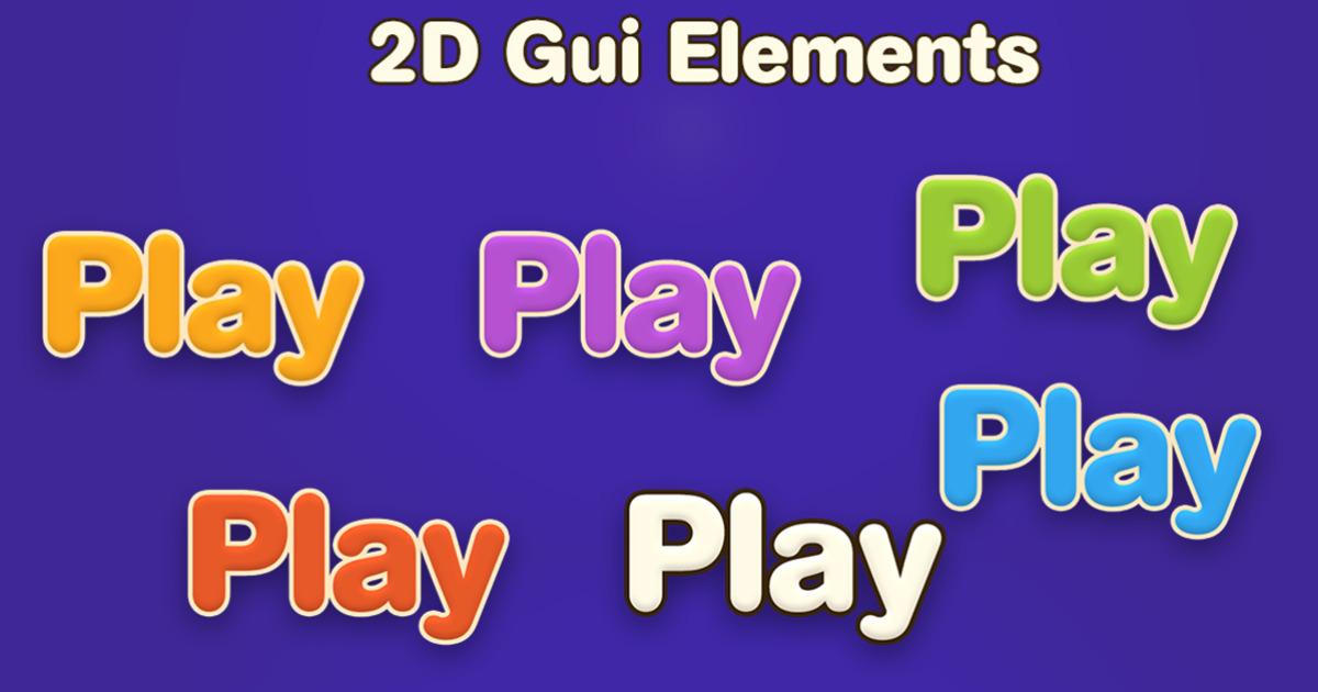 Game Ui Elements/ Pack | 2D GUI | Unity Asset Store