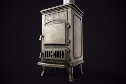 Vintage Cast Iron Stove