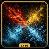 Realistic Impact FX Pack — 20 Surface Impacts (URP)