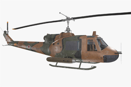 UH-1B JGSDF 2 Basic Animation