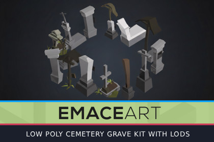 Gravefield Cemetery Kit - Graves Pack