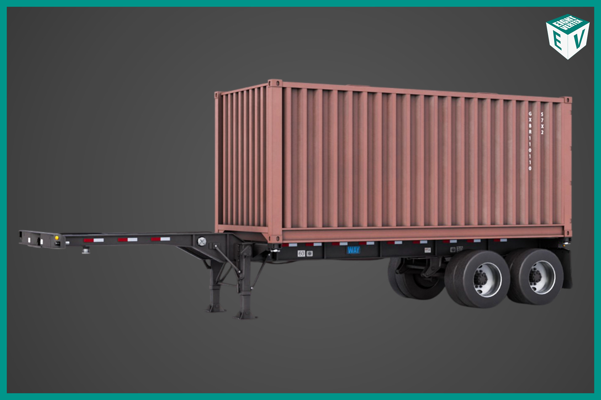 Container Carrier Trailer 03 URP HDRP Textures | 3D 지상 | Unity Asset Store