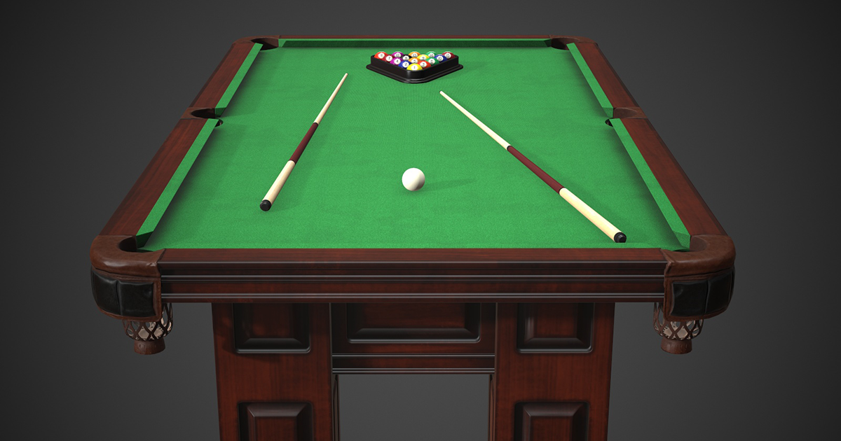 Pool Table Prop Map Pool Table Britton Heritage | 3D Props | Unity Asset Store