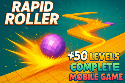 Rapid Roller - Complete Casual Mobile Game Template