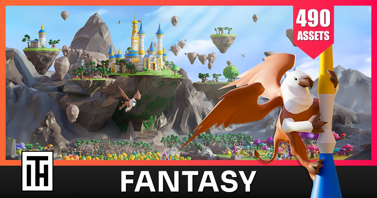 Fantasy - Low Poly 3D Models Pack | 3D 판타지 | Unity Asset Store