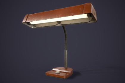 Retro Fluorescent Task Lamp