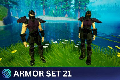 Panther Armor Set - Stylized RPG