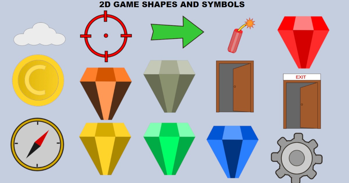 Unity Shape Outline 2d FREE 2D GAME SHAPES | 2D | Unity Asset Store
