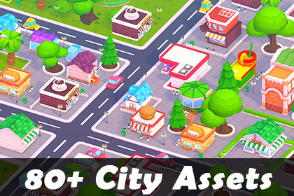 Cartoon City Pack 3D
