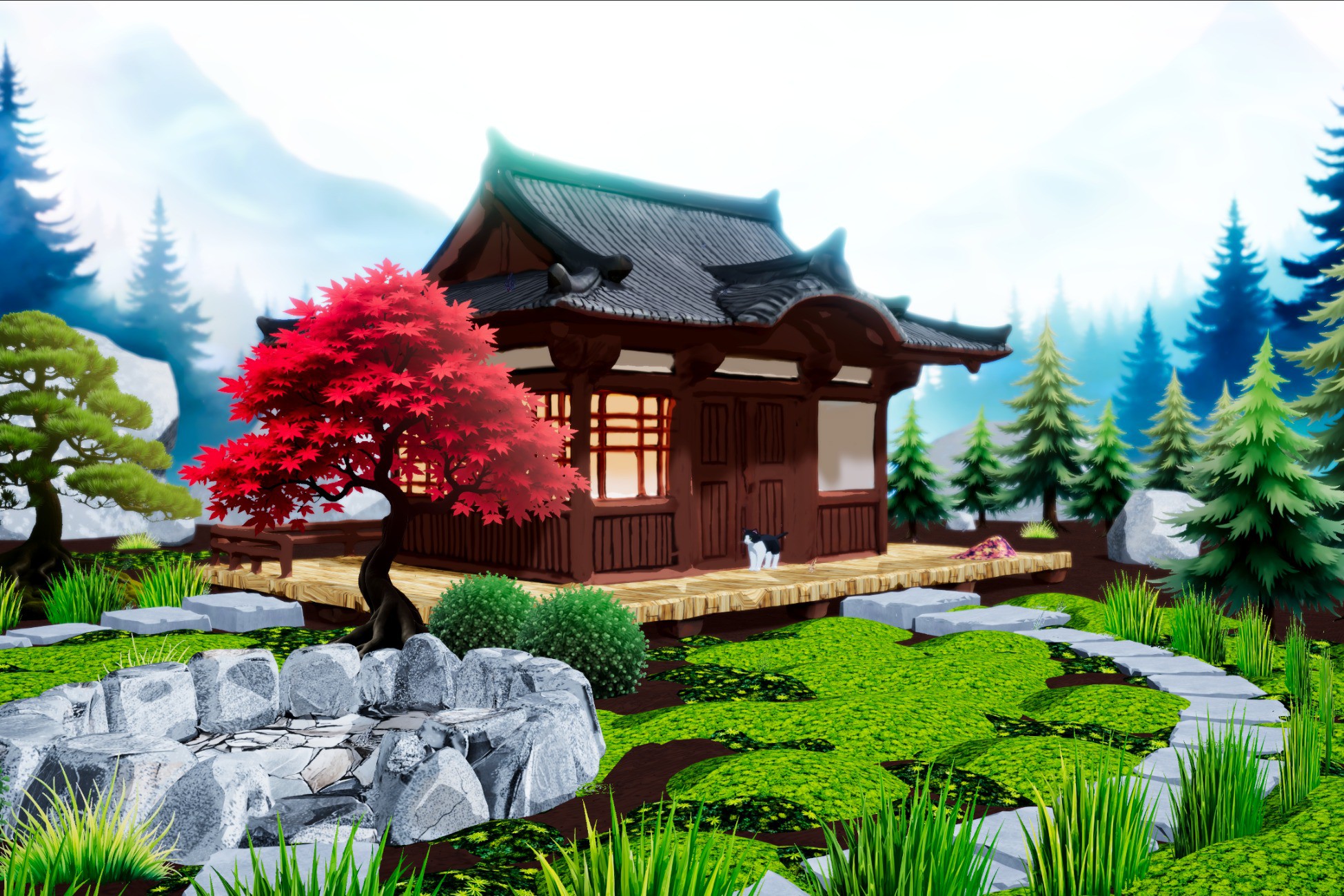 Tea House Scene | 3D 環境 | Unity Asset Store