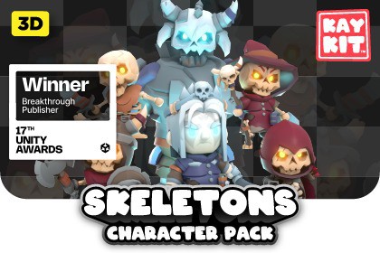 KayKit - Skeletons Character Pack (for Unity)